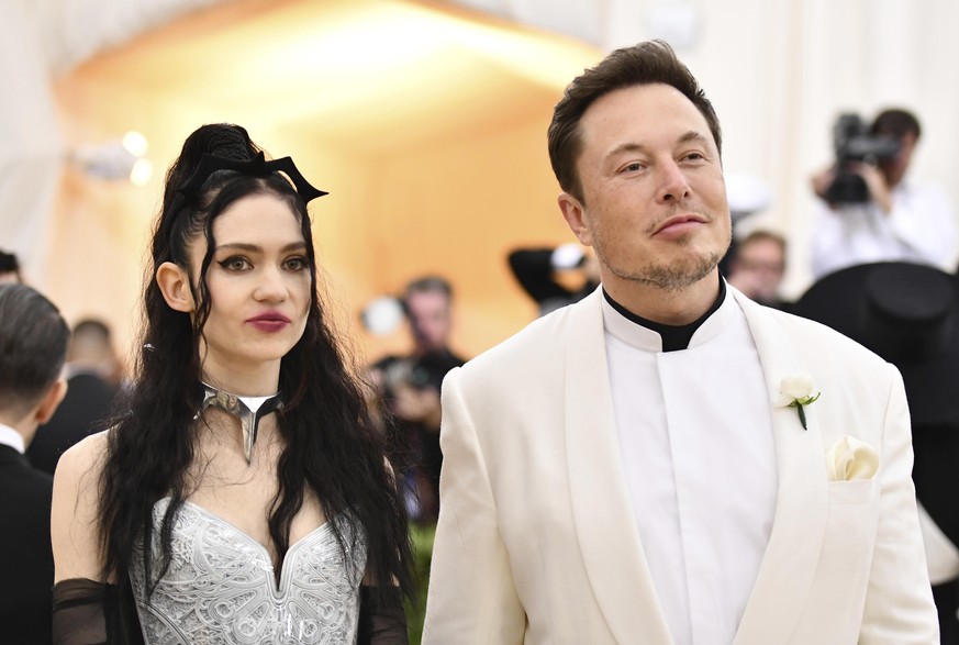 Sängerin Grimes und Tesla-Chef Elon Musk