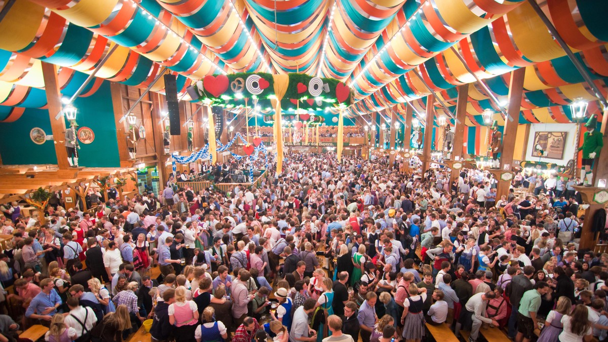 Millions of visitors during weeks of Oktoberfest.