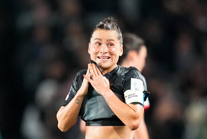 July 20 2023: Ali Riley New Zealand looks on during a Group A - FIFA Women s World Cup Australia &amp; New Zealand 2023 game, New Zealand vs Norway, at Eden Park, Auckland, New Zealand. /CSM Auckland  ...