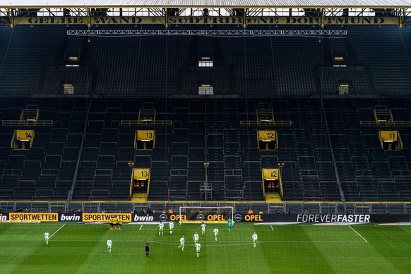 Die Dortmunder Südtribüne ist die größte Stehplatztribüne Europas. Am Samstag werden dem BVB von dort 35.000 Fans zujubeln. 