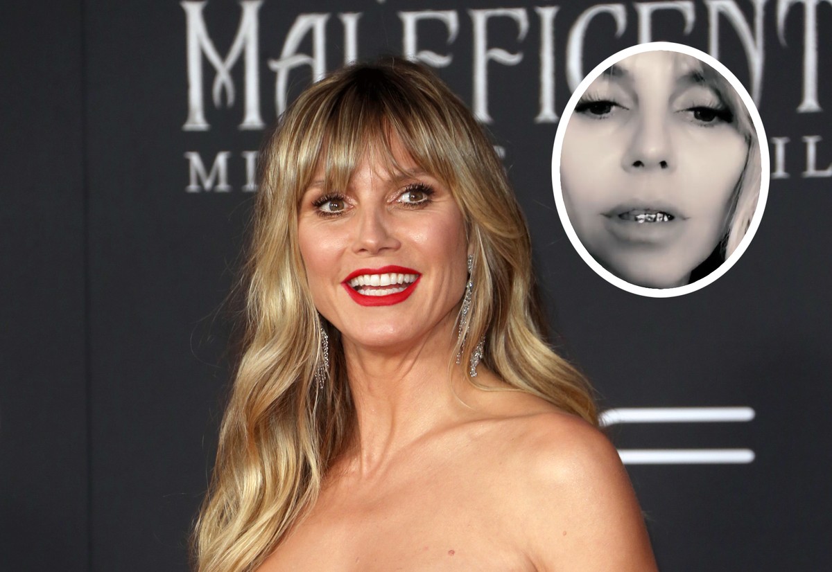 LOS ANGELES, CA - SEPTEMBER 30: Heidi Klum, at the Maleficent: Mistress Of Evil premiere at El Capitan Theater in Los Angeles, California on September 30, 2019 in Los Angeles, California. Credit Faye ...