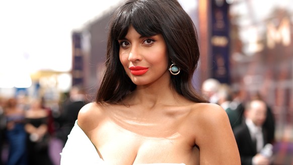LOS ANGELES, CALIFORNIA - SEPTEMBER 22: Jameela Jamil walks the red carpet during the 71st Annual Primetime Emmy Awards on September 22, 2019 in Los Angeles, California. (Photo by Rich Polk/Getty Imag ...