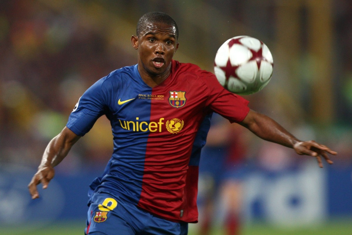 rome, 27-05-2009, barcelona - Manchester United ManU samuel eto o, maker van de 1-0 barcelona - manchester united *** rome 27 05 2009 barcelona manchester united samuel eto o maker of the 1 0 barcelon ...