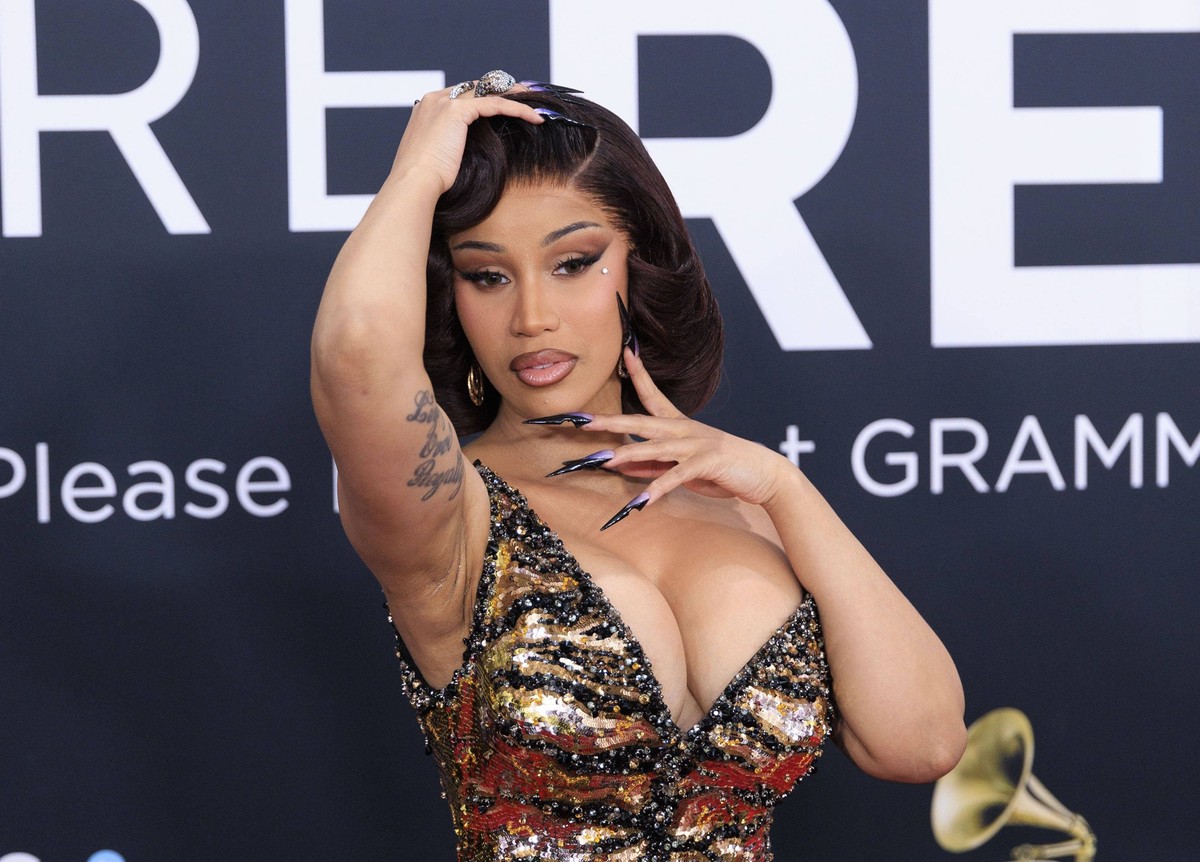 February 2, 2025, Los Angeles, California, USA: Cardi B at the 67th Grammy Awards held on Sunday February 2, 2025 at Crypto.com Arena in Los Angeles California. JAVIER ROJAS/PI Los Angeles USA - ZUMAp ...