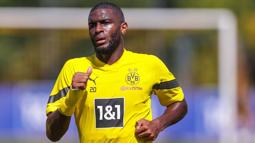 09.08.2022, Fussball, Saison 2022/2023, 1. Bundesliga, Training Borussia Dortmund, Anthony Modeste Borussia Dortmund, Foto: Dennis Ewert/RHR-FOTO xRHR-FOTO/DEx *** 09 08 2022, Football, 2022 2023 seas ...