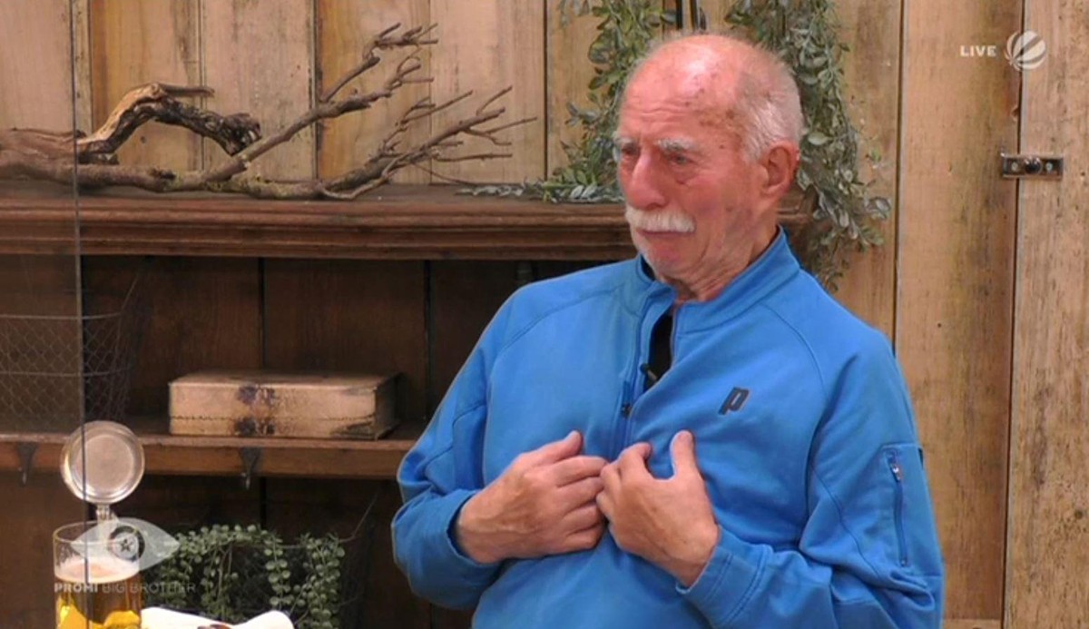 Kommentatoren-Legende Werner Hansch übermannten bei &quot;Promi Big Brother&quot; die Gefühle.