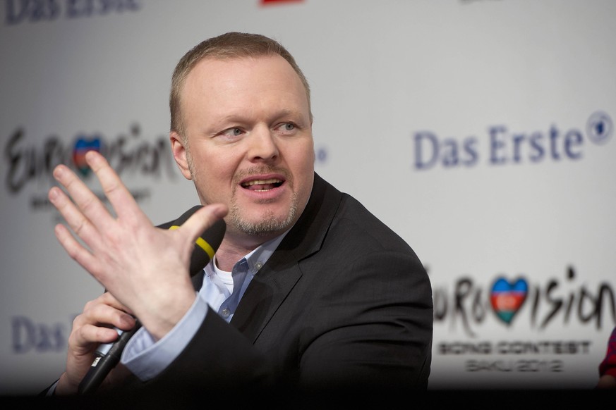 Nach Aus fuer Eurovision Song Contest: Stefan RAAB bringt Ersatz Show ins Fernsehen. Archivfoto: Stefan Raab, TV-Moderator und Jury-Mitglied, Portraet, Portrait, Einzelbild, angeschnittenes Einzelmoti ...