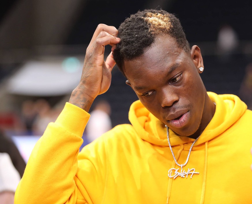 NBA Basketball Herren USA Star Dennis Schroeder (Atlanta hawks) im Interview *** NBA star Dennis Schroeder Atlanta hawks in an interview