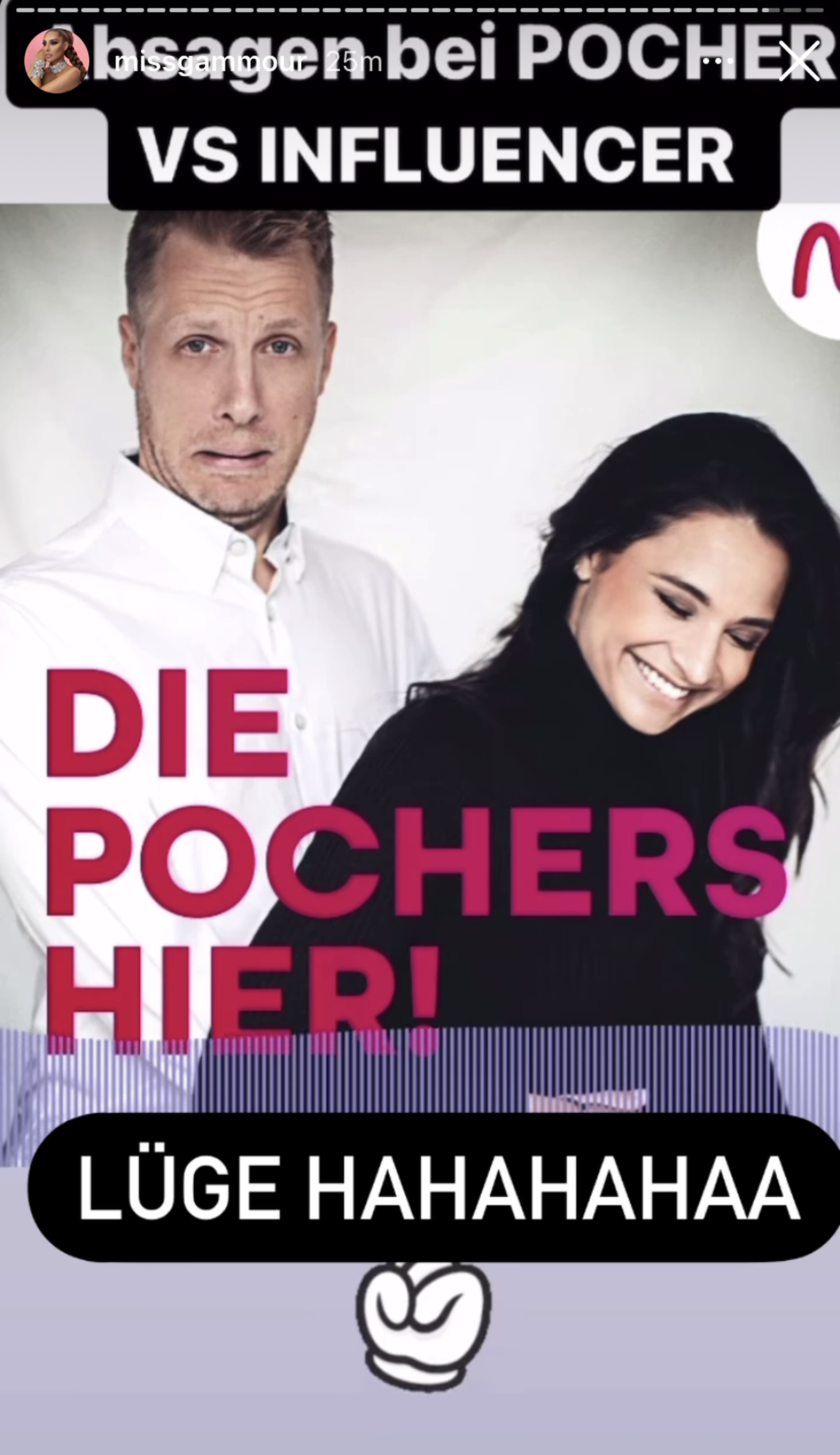Senna Gammour setzt ein eindeutiges Statement in ihrer Story ab.