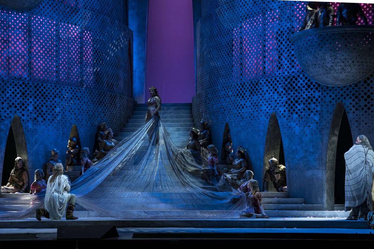 Dress rehersal for at Samson et Dalila at the Metropolitan Opera Dress rehersal for at Samson et Dalila at the Metropolitan Opera on September 20, 2018 in New York, US. EN_01340432_0002 PUBLICATIONxIN ...