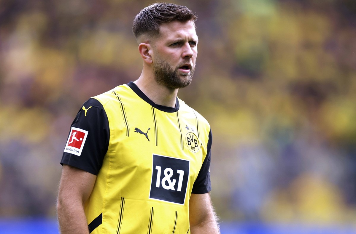 FUELLKRUG Niclas Team BVB Neues Trikot Saison 2024 - 2025 DFL Bundesliga Saison 2023 - 2024 Bundesliga Spiel BVB - Darmstadt 98 am 18.05. 2024 in Dortmund DFL REGULATIONS PROHIBIT ANY USE OF PHOTOGRAP ...
