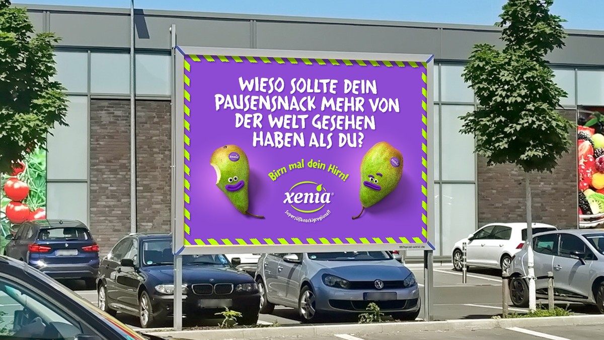 Die Marke Xenia wirbt mit auffälligen Sprüchen und Design.