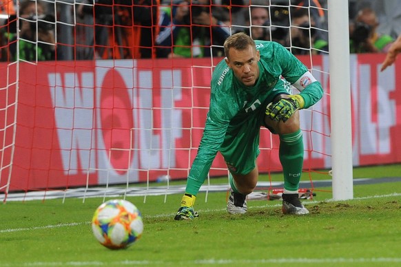 Torhueter Manuel Neuer (FC Bayern Muenchen) GER, FC Bayern Muenchen - Tottenham Hotspur, AUDI-Cup, 31.07.2019 Muenchen *** Goalkeeper Manuel Neuer FC Bayern Muenchen GER, FC Bayern Muenchen Tottenham  ...