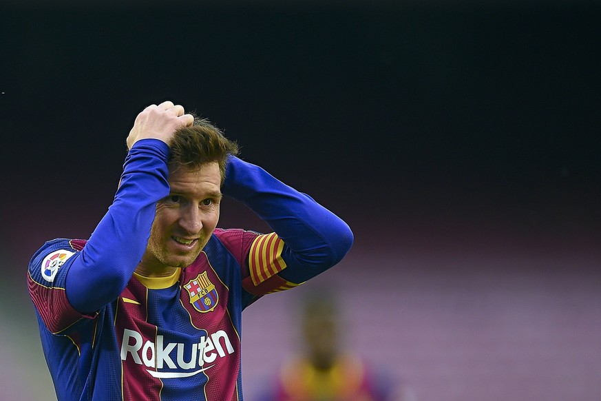 ESP: FC Barcelona, Barca - RC Celta. La Liga Santander. Lionel Messi of FC Barcelona during the La Liga match between FC Barcelona and RC Celta played at Camp Nou Stadium on May 16, 2021 in Barcelona, ...