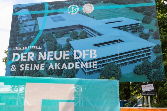 Die Baustelle der DFB-Akademie