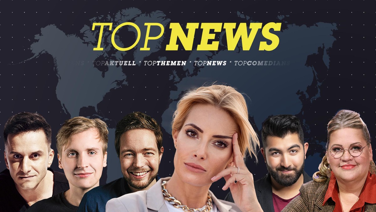 V.l.: Özcan Cosar, Till Reiners, Bastian Bielendorfer, Moderatorin Sarah Valentina Winkhaus, Faisal Kawusi und Ilka Bessin.

Die Verwendung des sendungsbezogenen Materials ist nur mit dem Hinweis und  ...