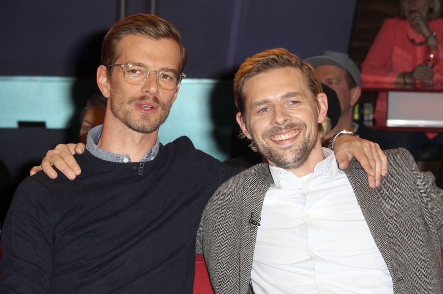 Joko Winterscheidt und Klaas Heufer-Umlauf bei der Aufzeichnung der NDR Talk Show im Studio Lokstedt. Hamburg, 21.04.2017 Foto:xH.xHartmannx/xFuturexImage