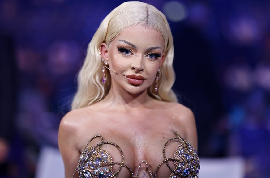 Rapperin Katja Krasavice im Finale der Castingshow Deutschland sucht den Superstar 20 . Die RTL-Castingshow Deutschland sucht den Superstar DSDS findet in diesem Jahr zum 20. Mal statt. Köln, 15.04.20 ...