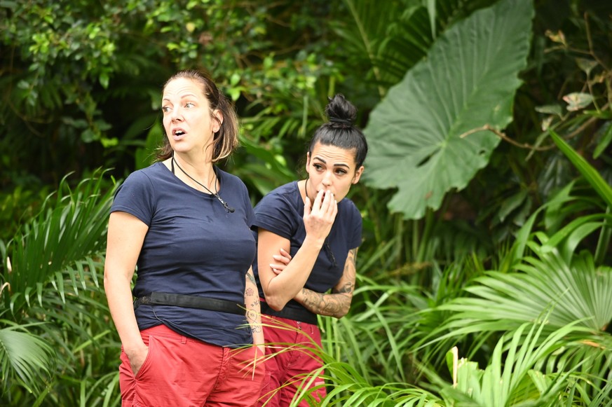 Elena Miras und Danni Büchner mussten gemeinsam zur Dschungelprüfung antreten.
