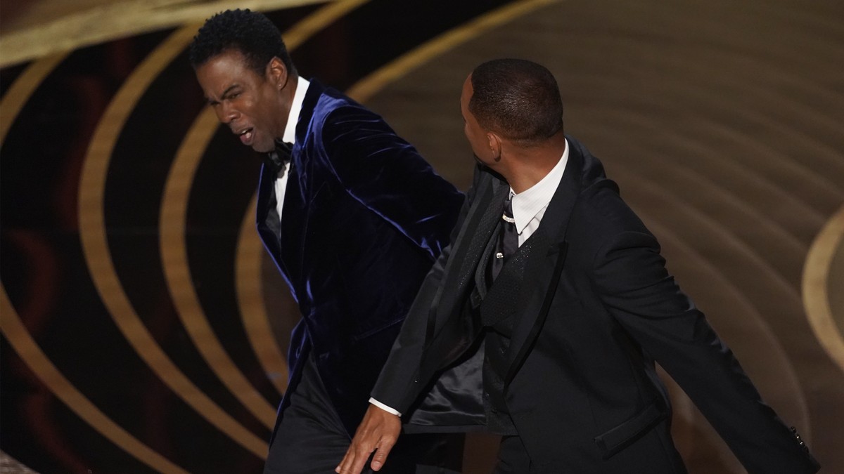dpatopbilder - 27.03.2022, USA, Los Angeles: Will Smith (r) &quot;schl