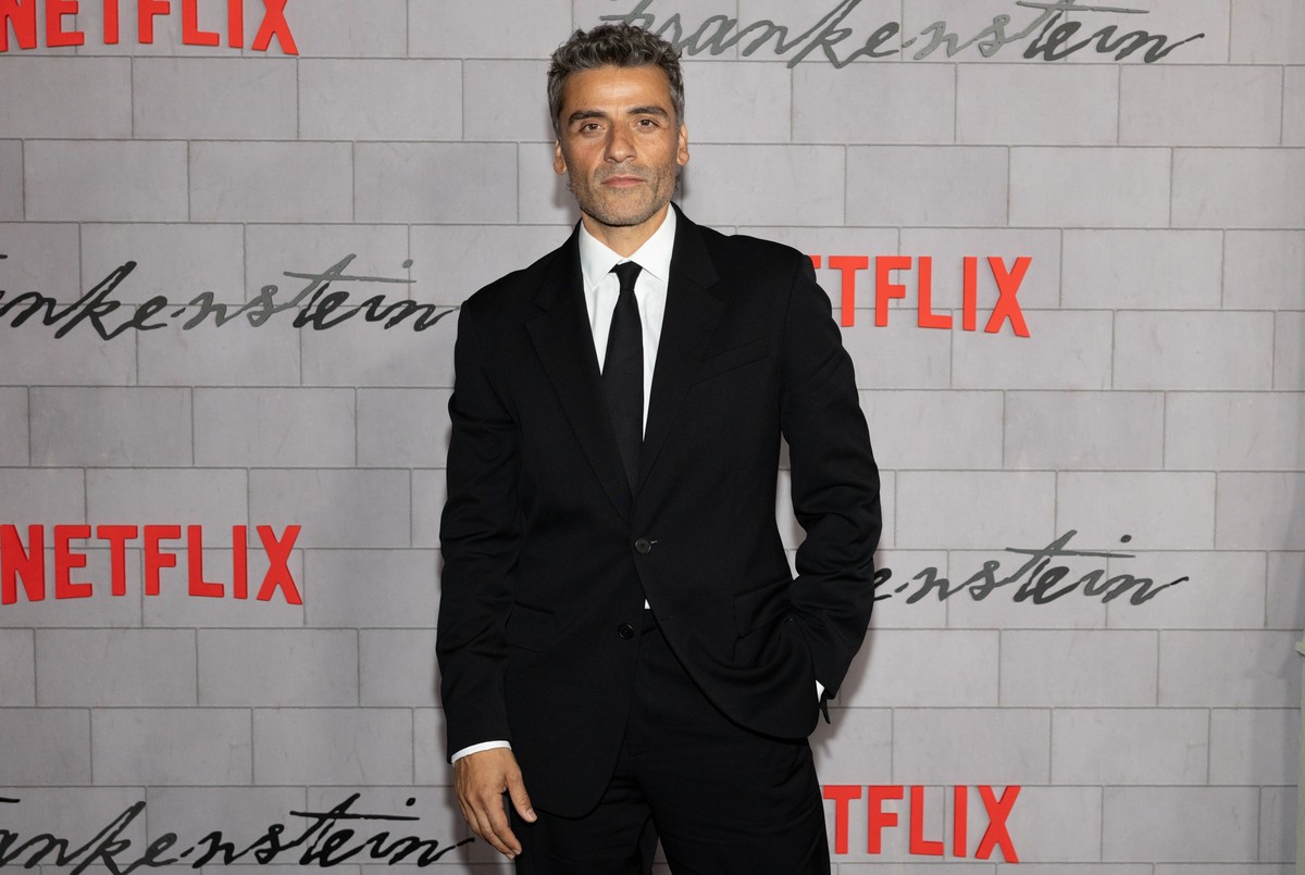 Oscar Isaac attends a special screening of Netflix&#039;s &quot;Frankenstein&quot; at the Plaza Hotel on Monday, Oct. 20, 2025, in New York. (Photo by CJ Rivera/Invision/AP)