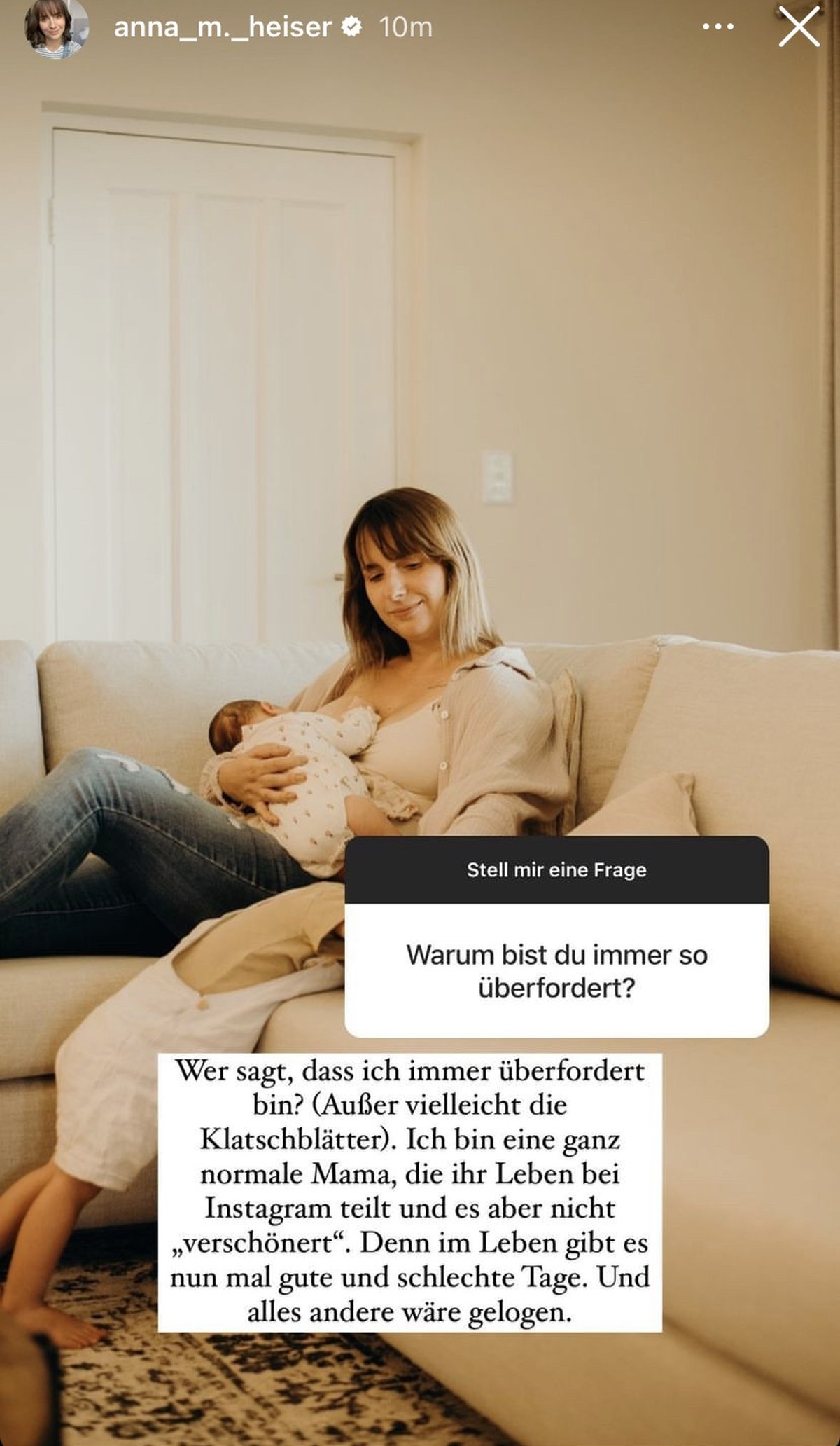 Anna Heiser möchte authentisch bleiben.