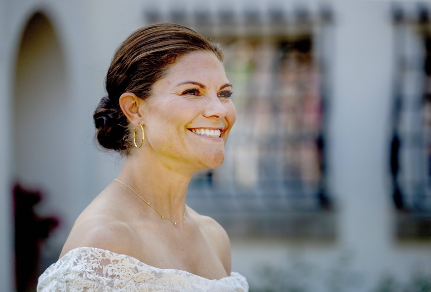 14-07-2023 Sweden Princess Victoria during the festivities for the crown princess her 46th birthday at Solliden palace in Borgholm. c PPE/Nieboer PUBLICATIONxINxGERxSUIxAUTxONLY Copyright: xPPEx