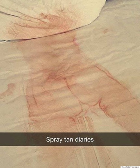 Bilderstrecke, Spray Tan