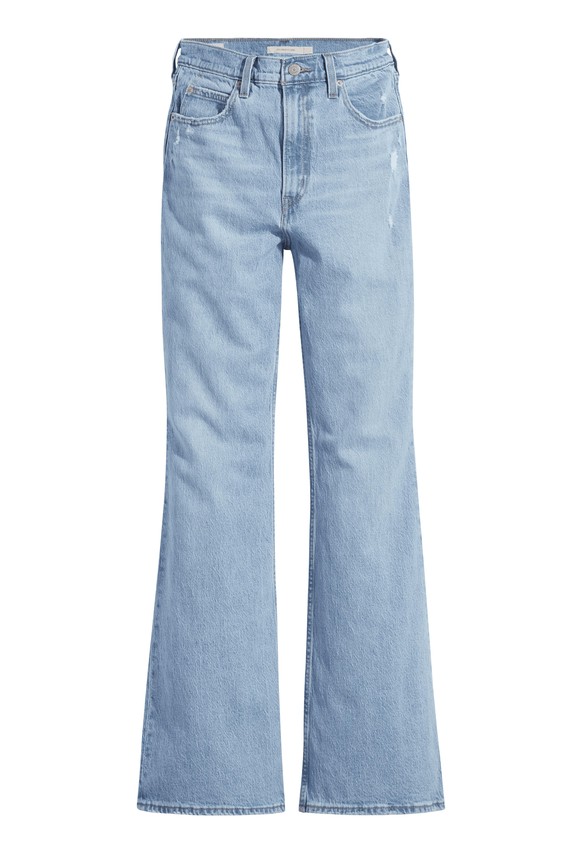 Die 70's High Flare Jeans maximal nach jedem 10. Tragen zu waschen, steigert die Lebensdauer und spart natürliche Ressourcen.