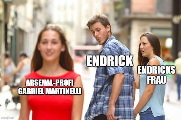 Endrick hat sich beim Taggen auf Instagram verguckt.