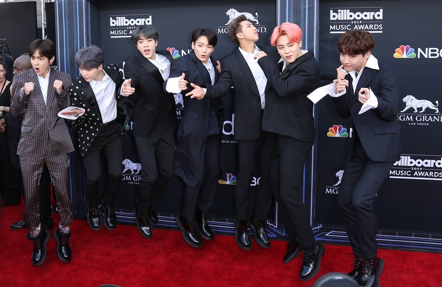 01 May 2019 - Las Vegas, NV - BTS. 2019 Billboard Music Awards at MGM Grand Garden Arena, Arrivals. Photo Credit: mjt/AdMedia 238475 2019-05-01 NV Las Vegas Etats-Unis PUBLICATIONxINxGERxAUTxONLY Copy ...