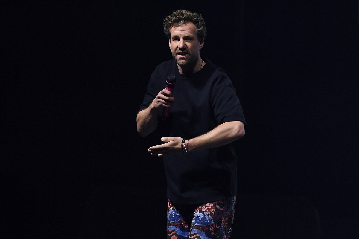 Luke Mockridge - Trippy am 23.06.2023 in der Lanxess Arena in Köln Der Komiker Luke Mockridge steht am 23.06.2023 in der Lanxess Arena in Köln auf der Bühne *** Luke Mockridge Trippy on 23 06 2023 in  ...