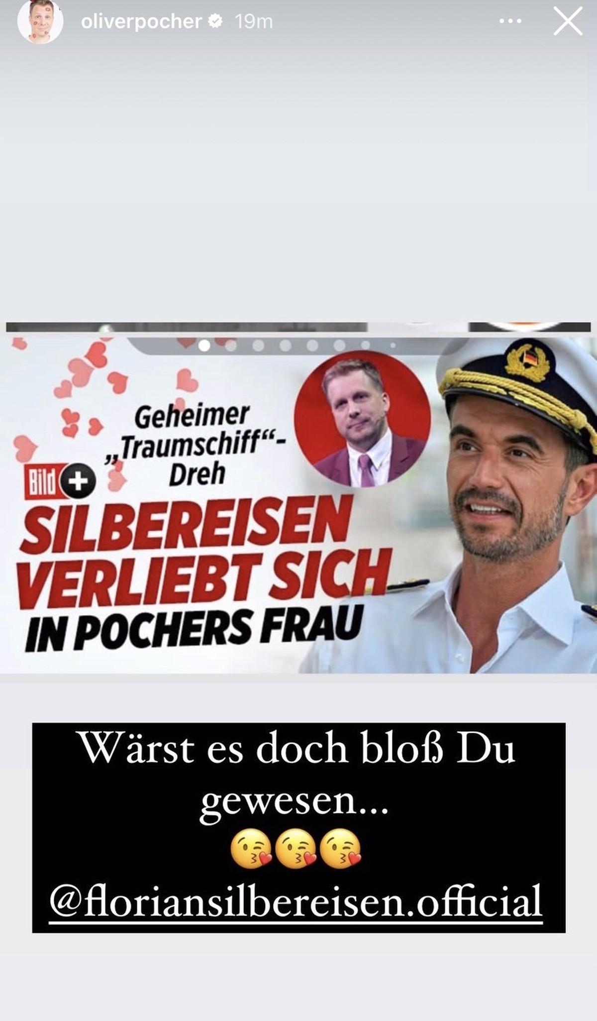 Oliver Pocher mit verheißungsvoller Andeutung.