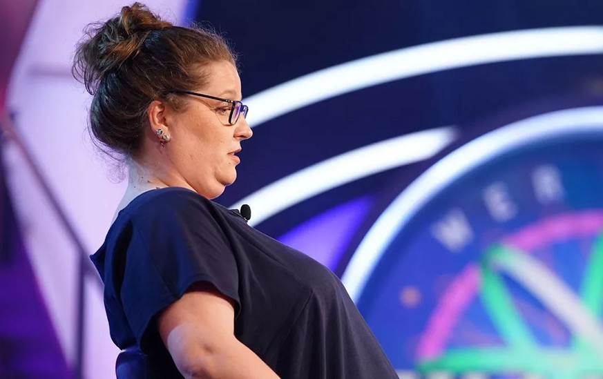 Christine Kurzmann hielt Günther Jauch mächtig auf Trab. Der Moderator lieh ihr sogar seine Brille.