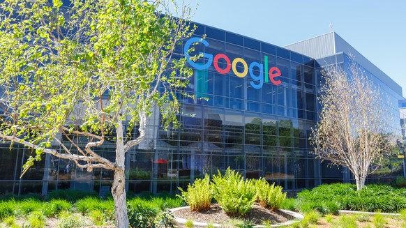 Mountain View, California  10. April 2019: Google Headquarters HQ Zentrale in Mountain View, Vereinigte Staaten.