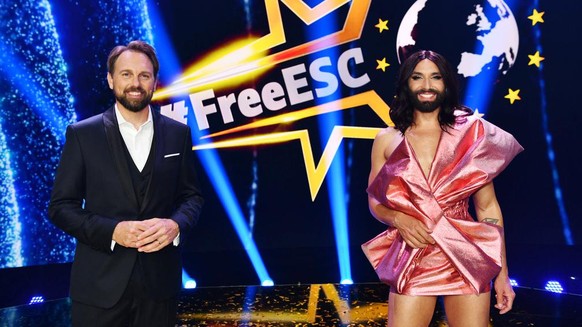 Glamour und Gala: Conchita Wurst und Steven Gaetjen fuehren am 15. Mai 2021 durch den „FREE EUROPEAN SONG CONTEST“ 2021 auf ProSieben

Ein glanzvoller Abend fuer gute Musik: Die große, internationale  ...