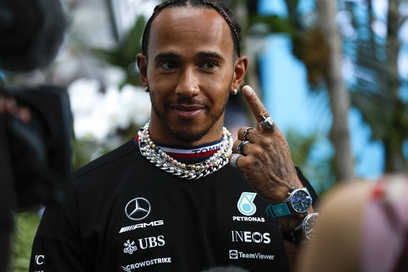 44 Lewis Hamilton GBR, Mercedes-AMG Petronas F1 Team, F1 Grand Prix of Miami at Miami International Autodrome on May 6, 2022 in Miami, United States of America. Photo by HOCH ZWEI Miami United States  ...