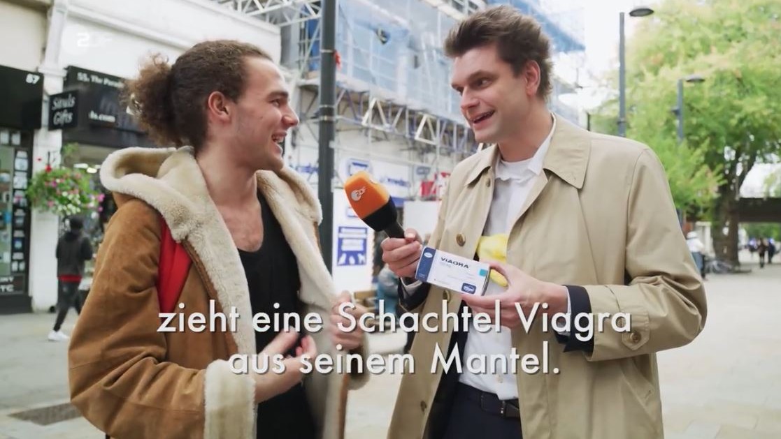 ZDF-"Heute Show"-Reporter provoziert Brexit-Fan - Antwort ...
