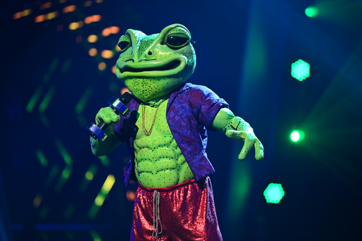 Der Frosch überraschte – und überzeugt – mit dem eher gefühlvollen Song "How Deep is Your Love"