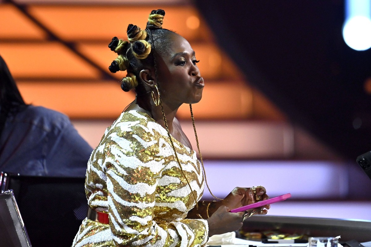 Motsi Mabuse in der neunten Live-Show der 16. Staffel der RTL-Tanzshow Let s Dance im MMC Coloneum. Köln, 28.04.2023 *** Motsi Mabuse in the ninth live show of the 16 season of the RTL dance show Let ...
