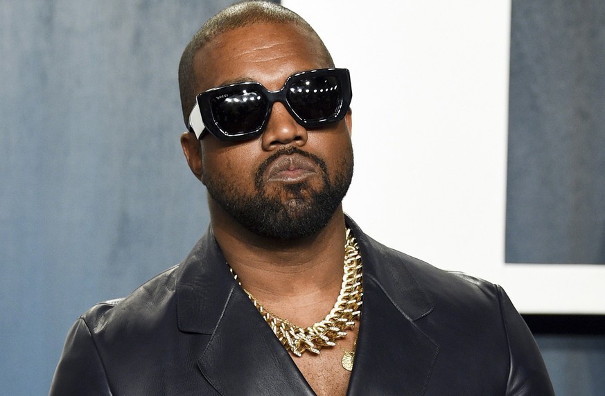 FILE - Kanye West arrives at the Vanity Fair Oscar Party, Feb. 9, 2020, in Beverly Hills, Calif. Ye, the rapper formerly known as Kanye West, who has a long history of making antisemitic comments, apo ...