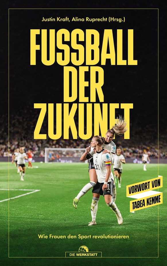 Im Buch von Alina Ruprecht und Justin Kraft sind viele Aufsätze verschiedener Autor:innen zum Frauen-Fußball gesammelt.