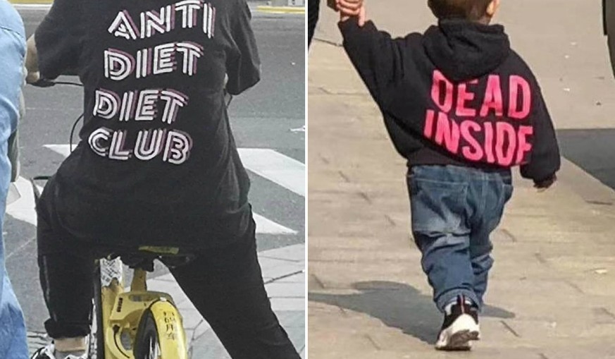 Wissen Shanghais Einwohner, wie lustig ihre Shirts sind?