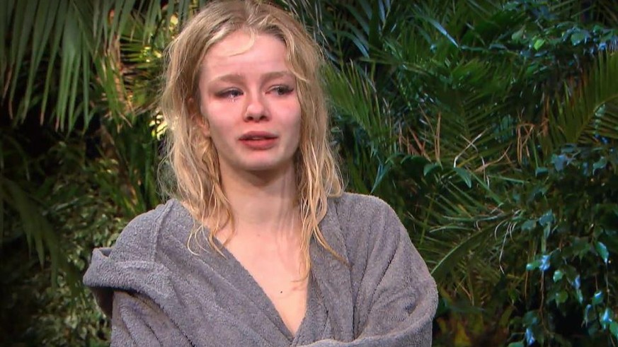 Zoe Saip zeigte in der "Dschungelshow" Emotionen.