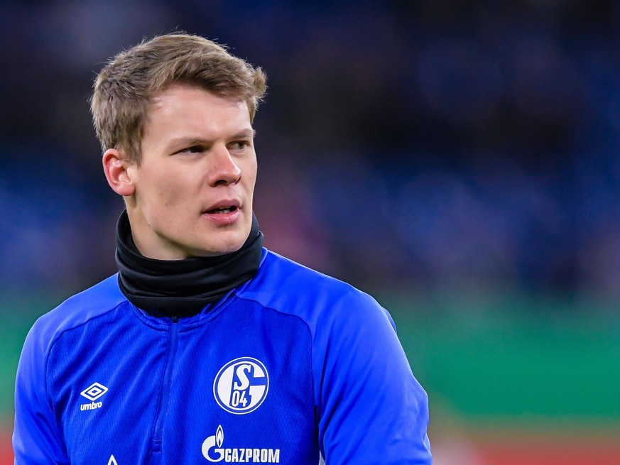 goalkeeper Alexander Nubel of FC Schalke 04 during the German DFB Pokal quarter final match between FC Schalke 04 and Bayern Munich at the Veltins Arena on March 03, 2020 in Gelsenkirchen, Germany Ger ...