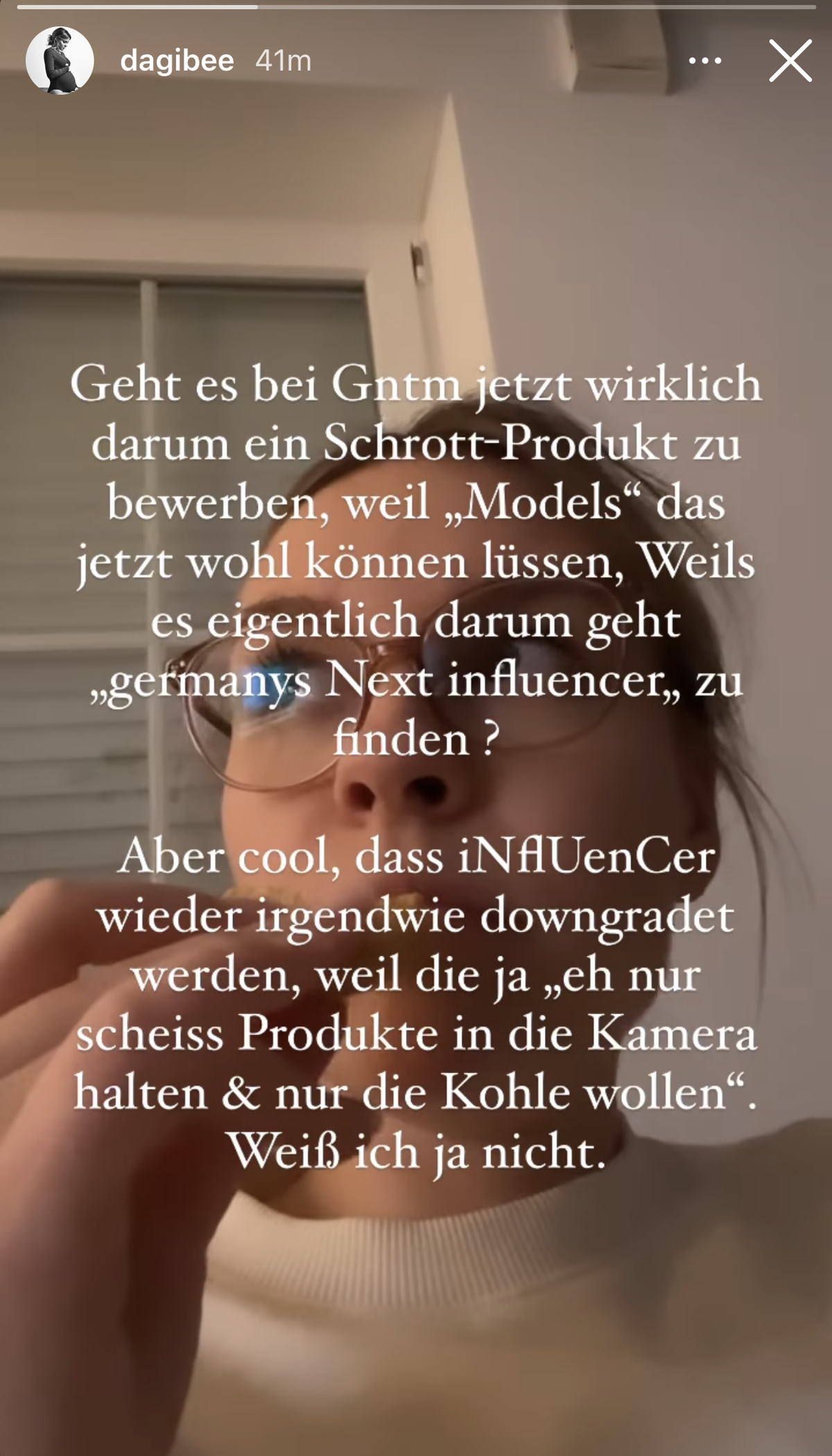Dagi Bee äußerte sich zu einer Social-Media-Challenge bei "GNTM".