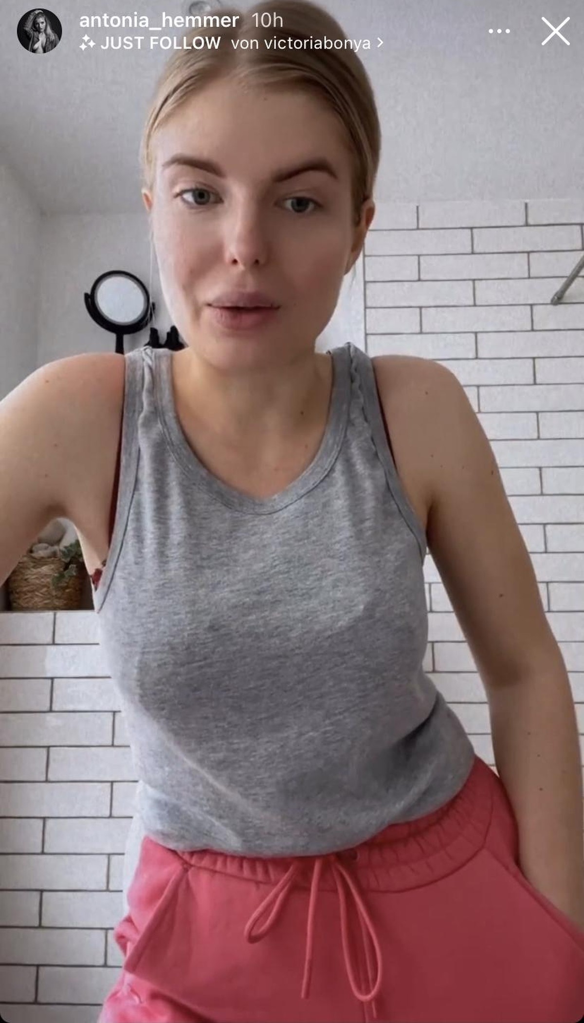 Antonia Hemmer spricht über ihre Coronainfektion.