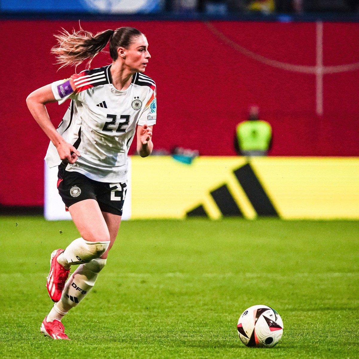 Jule Brand Deutschland, 22 GER, Deutschland vs. Polen, Frauen, Fussball, EM-Qualifikation, Spieltag 3, Saison 2023/2024, 31.05.2024 GER, Deutschland vs. Polen, Frauen, Fussball, EM-Qualifikation, Spie ...