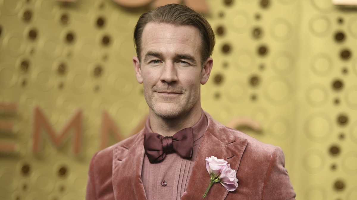 FILE - James Van Der Beek arrives at the 71st Primetime Emmy Awards on Sunday, Sept. 22, 2019, at the Microsoft Theater in Los Angeles. Van Der Beek turns 46 on March 8. (Photo by Richard Shotwell/Inv ...
