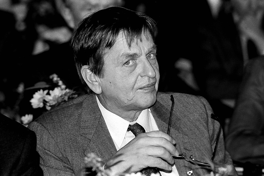 Premierminister Olof Palme (Schweden) in Stockholm PUBLICATIONxNOTxINxDEN

Prime Minister Olof Palme Sweden in Stockholm PUBLICATIONxNOTxINxDEN